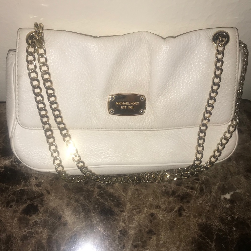 Michael Kors White Handbag